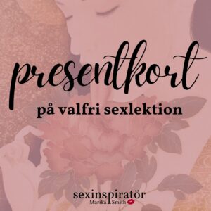 Presentkort på sexlektion
